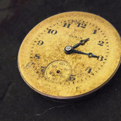 本物志向。1919年に製造されたエルジン社の腕時計のジャンク品です。 JW -191 2枚目の画像