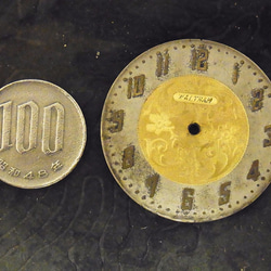 本物志向。古いウォルサム社の懐中時計の文字盤のみです。JW -206 3枚目の画像