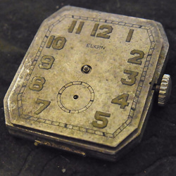 本物志向。1925年に製造されたエルジン社の腕時計のジャンク品です。 JW -217 1枚目の画像