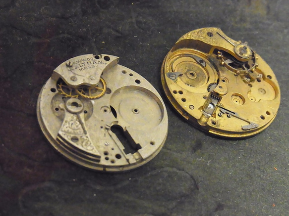 古い懐中時計のジャンク品2点セットです。 JW -258 3枚目の画像