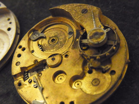 古い懐中時計のジャンク品2点セットです。 JW -258 5枚目の画像
