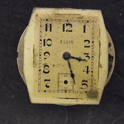 本物志向。1929年に製造されたエルジン社の腕時計のジャンク品です。 JW -264 4枚目の画像