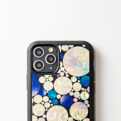 天然貝 螺鈿アート【iPhone/Galaxy対応】 プラネットロンド ｜HQ スマホケース ・マグセーフ 変更対応 2枚目の画像