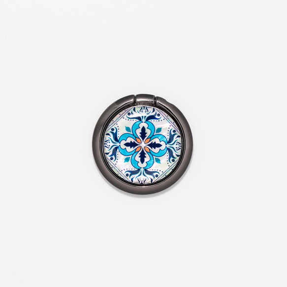 天然貝殼★鏈條（智能手機環/沙坑環）|珍珠母貝藝術|360度旋轉 第1張的照片