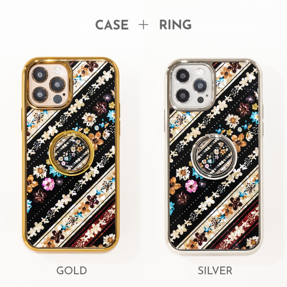 天然貝 螺鈿アート 【iPhone12/13/14/15対応】★ フェリーチェ（iPhoneプレミアム スマホケース） 6枚目の画像