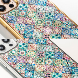 天然貝 螺鈿アート 【iPhone12/13/14/15対応】クッキーフェスティバル（ iPhone プレミアムケース） 5枚目の画像