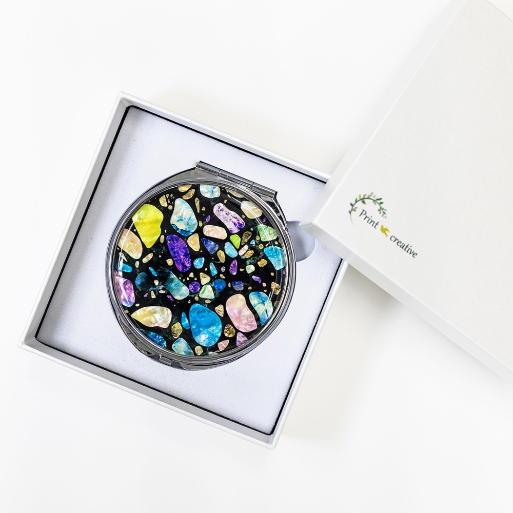 貝殻装飾のハンドミラー3点セット 楽天市場】貝殻 インテリア（手鏡・コンパクトミラー｜バッグ