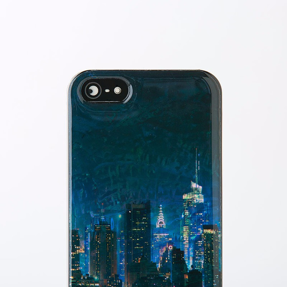iPhoneSE / 5/5秒的情況下自然貝類規範（城市夜景，黑色覆蓋）&lt;拉登藝術&gt; 第3張的照片