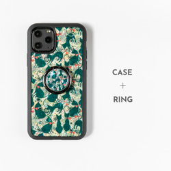 【期間限定】天然貝シェル ★キュートキャット・グリーン（ハイクオリティケース） 螺鈿アート ｜iPhone/Galaxy 7枚目の画像