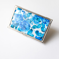 Natural Shell 名片殼保護套 (Blue Rose / GA) Raden Art [Wrapping Compat 第2張的照片