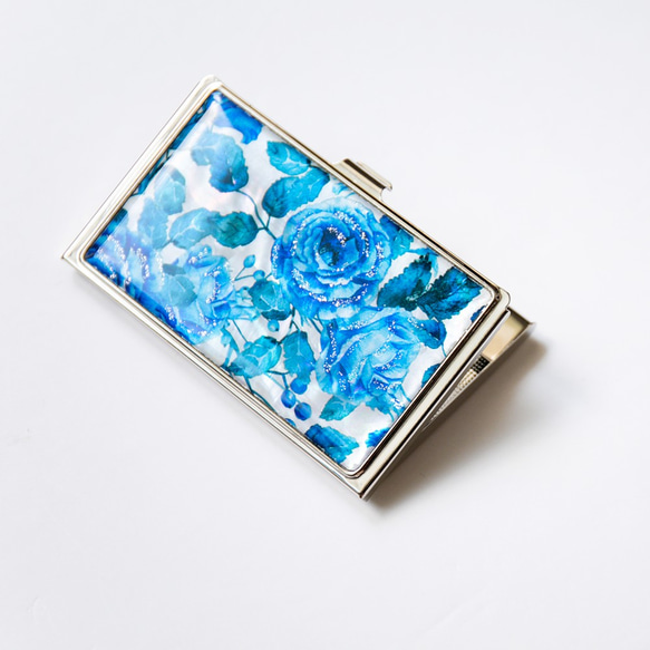 Natural Shell 名片殼保護套 (Blue Rose / GA) Raden Art [Wrapping Compat 第4張的照片