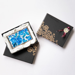 Natural Shell 名片殼保護套 (Blue Rose / GA) Raden Art [Wrapping Compat 第6張的照片