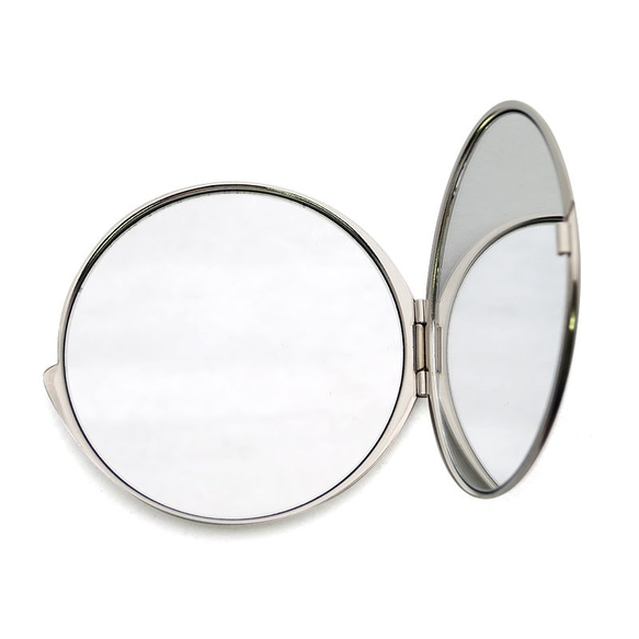 天然貝殼化妝鏡（Planet Rondo）|貝殼母貝藝術 |推薦作為禮物或禮物 第5張的照片