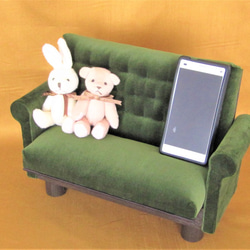 ジャンボサイズのミニチュアソファ（収納付） その他置物 工房けせら