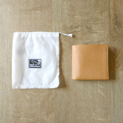 牛皮手工縫製x真皮錢包（淺啡/橙/藍/黑/黑/粉/粉/深/蚱蜢/中間棕/綠）（免費訂製印章） 第10張的照片