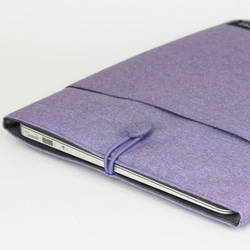 [特價] RYMAN簡約薰衣草紫色13"MacBook with Touch Bar直身筆記型電腦輕薄保護套 手拿包 第3張的照片