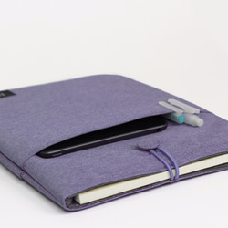 [特價]RYMAN簡約薰衣草紫色12″ MacBook直身筆記型電腦輕薄保護套 手拿包 第4張的照片