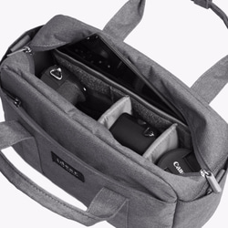 BLADEN簡約灰色側背手提包中包三用相機包 第4張的照片