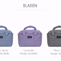 BLADEN シンプル ブルー サイド バック ハンドバッグ ミッドパック 3 用途カメラ バッグ 8枚目の画像