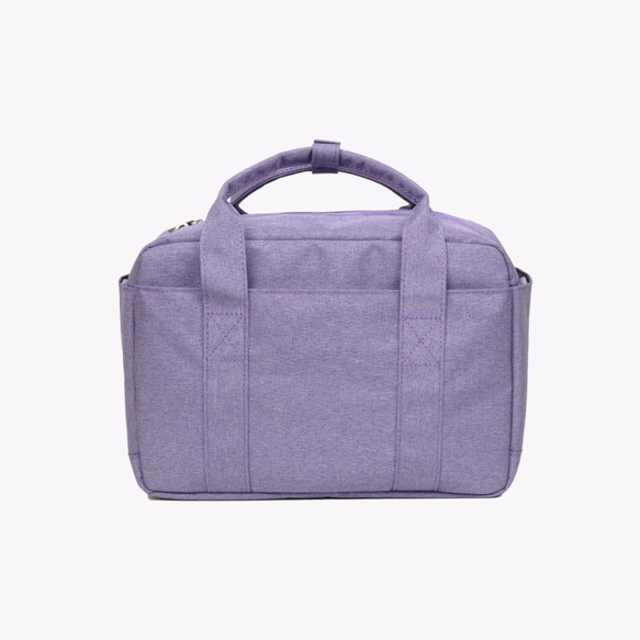 BLADEN簡約薰衣草紫色側背手提包中包三用相機包 第7張的照片