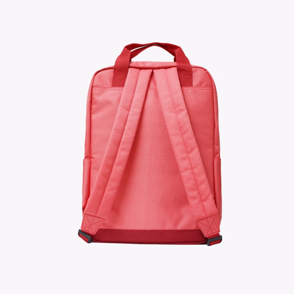 HAYDEN PEACH 桃紅色超輕背包防潑水尼龍筆記型電腦肩背手提兩用後背包 第5張的照片