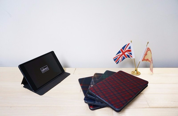 [特價] Tartan Stewart Bleu iPad Mini 1-3 保護套 第9張的照片