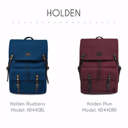 Holden Blueberry 真皮配防潑水帆布單鏡反光相機背包休閒兩用後背包 第9張的照片