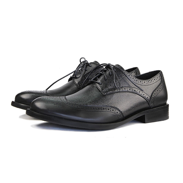 Lux M1090 Black Derby Shoes 第1張的照片