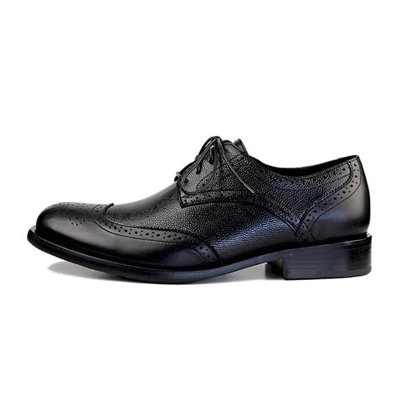 Lux M1090 Black Derby Shoes 第3張的照片