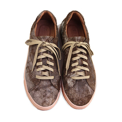 Cracky Monster M1191 Brown Leather Sneaker 第2張的照片