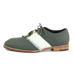 BlackBear M1194 Grey Oxford Shoes 第3張的照片