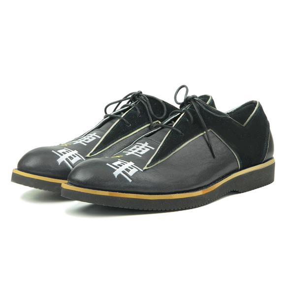 Boom M1179 Black Leather Sneaker 第1張的照片