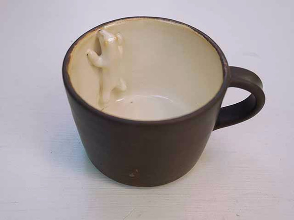 お風呂マグ茶/白クマ 2枚目の画像