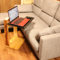 新作　高さの変えられる　ソファーで使えるパソコンデスク　テレワークに　左利き対応 2枚目の画像