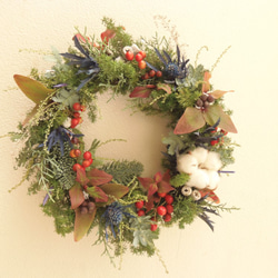 Christmas Blue Wreath 2枚目の画像