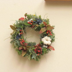 Christmas Blue Wreath 4枚目の画像