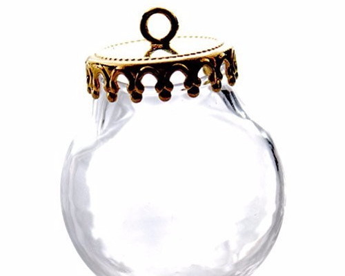 ⑤ レジン 金魚鉢 チャーム かっこいい ガラスドーム ハンドメイ