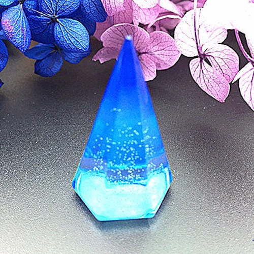 シリコンモールド 六角錐 01 シリコン型 オルゴナイト レジン モールド