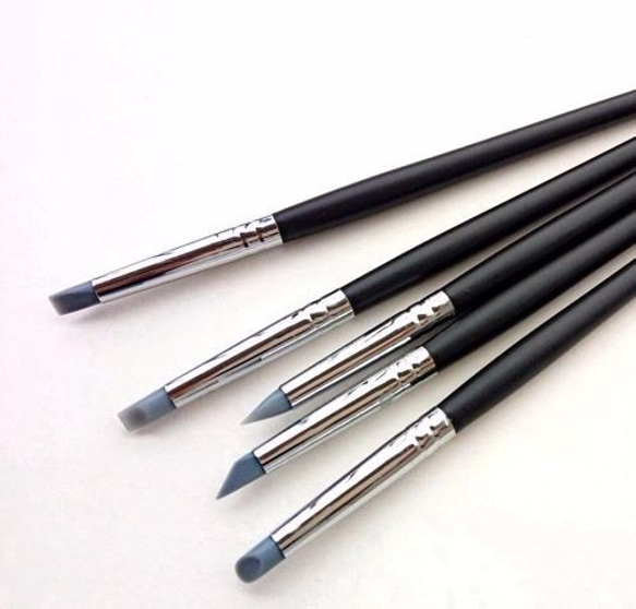 シリコン筆 5本セット レジン ツール 着色 調色スティック