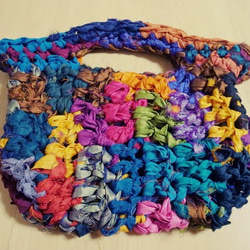 YI / Recycle Sari Silk Ribbons VivitMulti.Mix 3枚目の画像