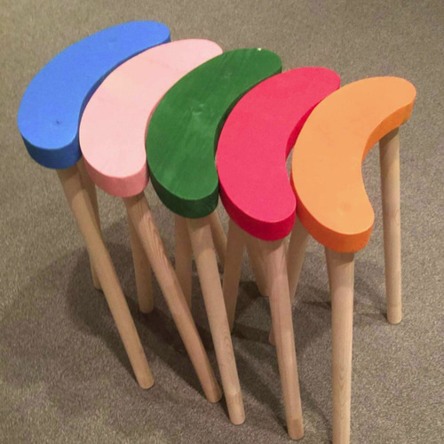 レビュー高評価商品 kilin Stoolオーダーメイドスツール 椅子 【受注制作】 スツール