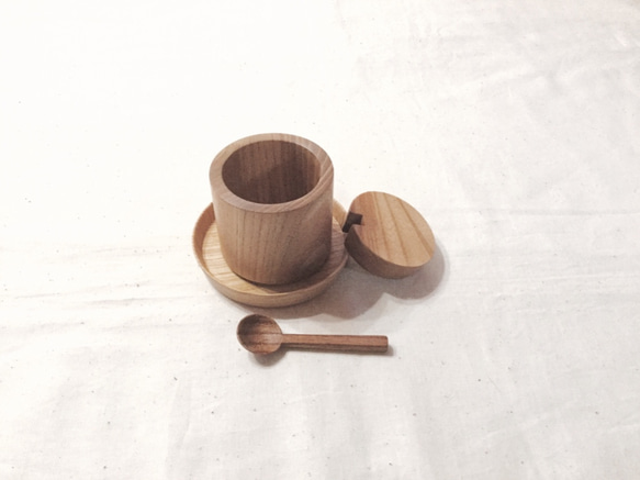 [常規]生產木製小從森林熊的咖啡壺 第2張的照片