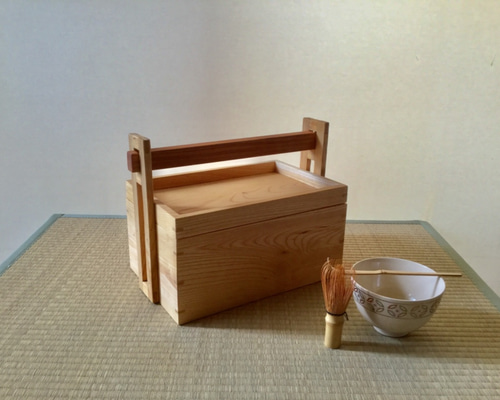 結界５８代行朗書　二重箱【極上品】仕切　お茶道具/共箱 茶筒 桐 / no.0582 – 京都の伝統工芸品の通販サイトはMOCAD
