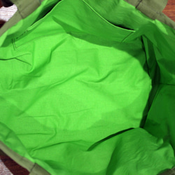 編織手提袋介質迷彩x Olivedrab 第4張的照片