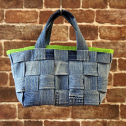 Woven tote mini (wide) 2 2枚目の画像