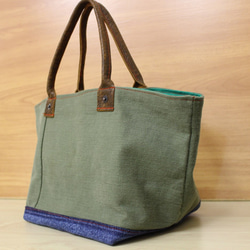 Simple tote leather (mini) 1 2枚目の画像