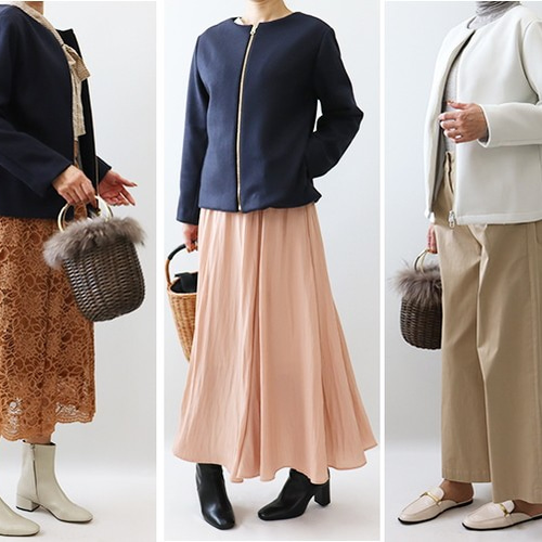 セットアップ対応】ノーカラー ジップ ブルゾン｜OUTLET (MEN'S