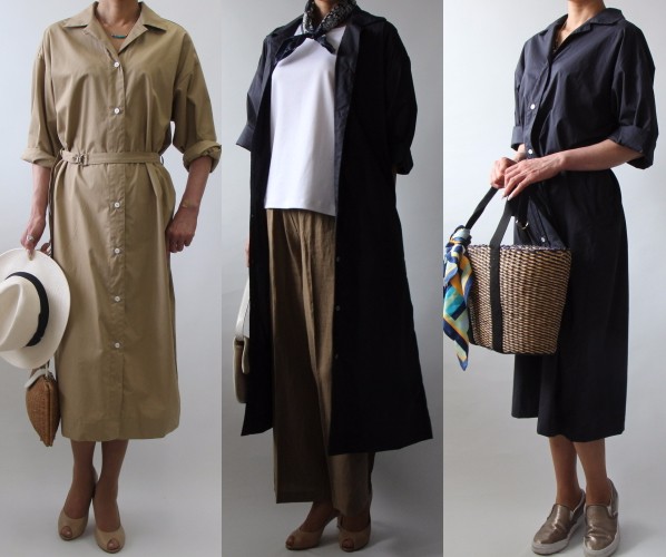 【最終値下げ】美品　2way フロントデザインカットワークシャツワンピース 最終値下げ】美品 2way フロントデザインカットワークシャツ