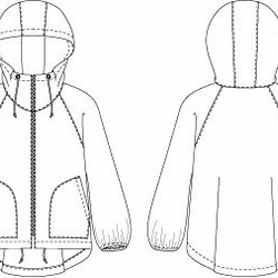 圖樣: 連帽拉鍊上衣 [655] 第5張的照片