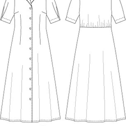 圖案古典連衣裙[771] 第5張的照片